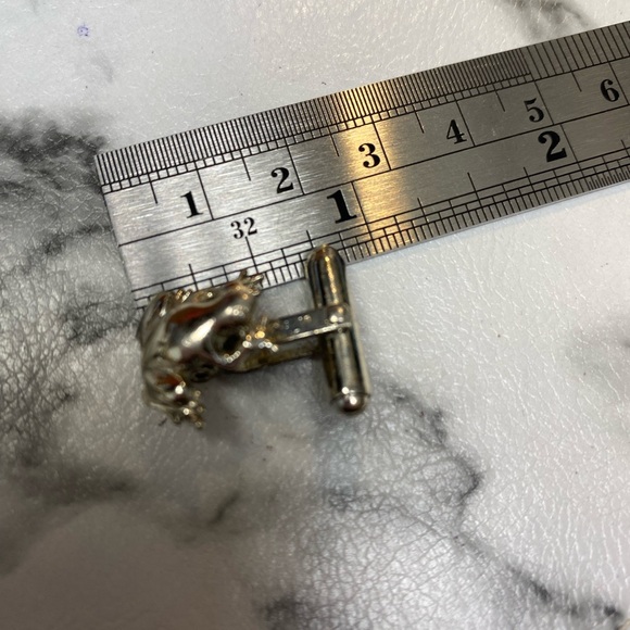 Vintage Christian Dior Frog Cuff Links \